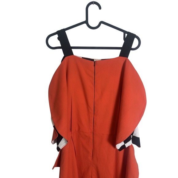 Gozel Green Dress Size Small Eclectic Dress Red Check board Print - Picture 3 of 6